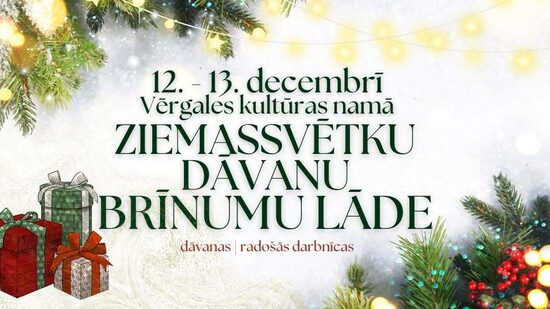 12.-13.dec. Ziemassvētku tirdziņš Vērgalē
